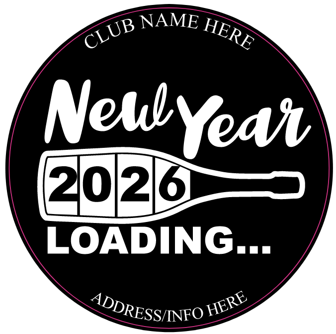 TRANSPARENT NEW YEARS SET #1