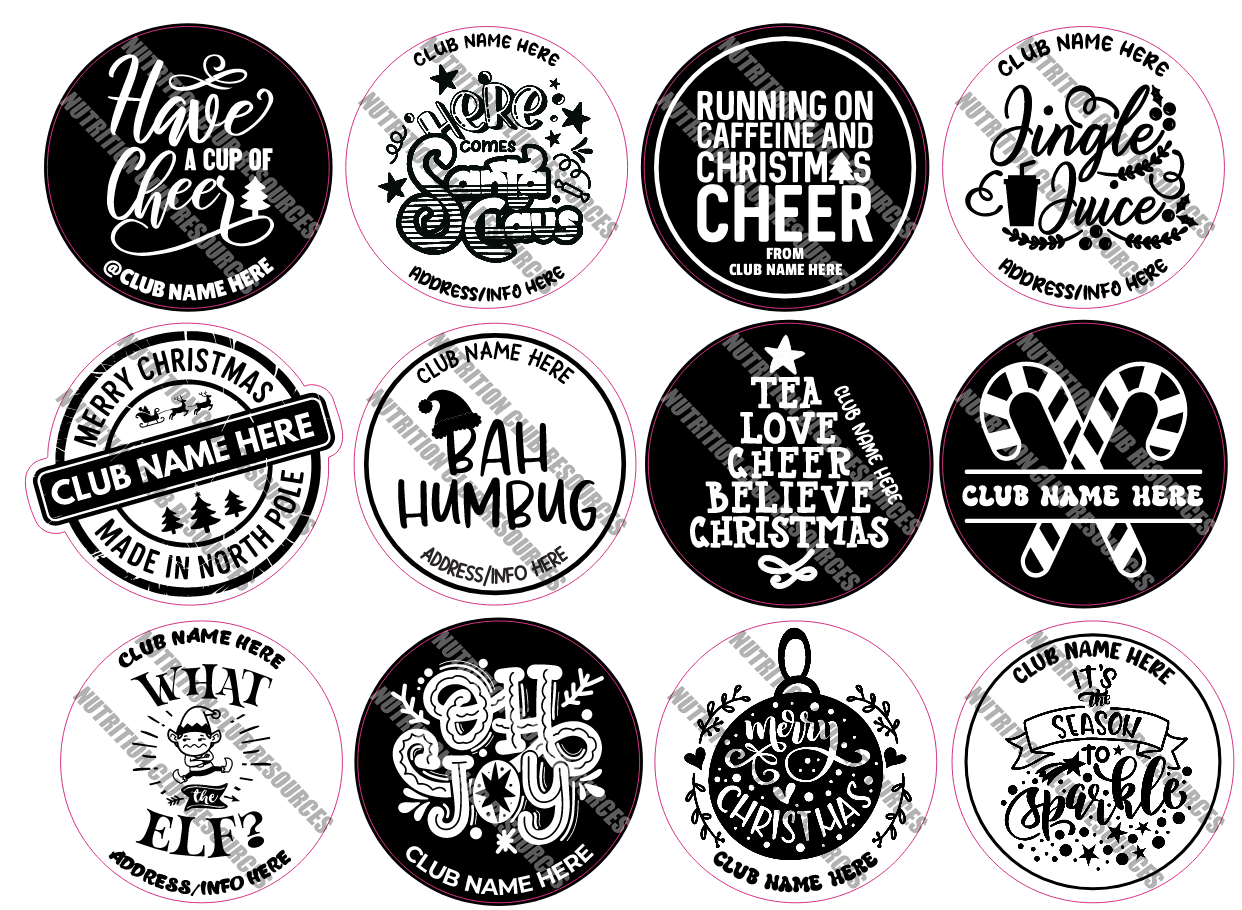 TRANSPARENT CHRISTMAS SET #1