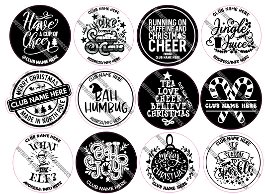 TRANSPARENT CHRISTMAS SET #1