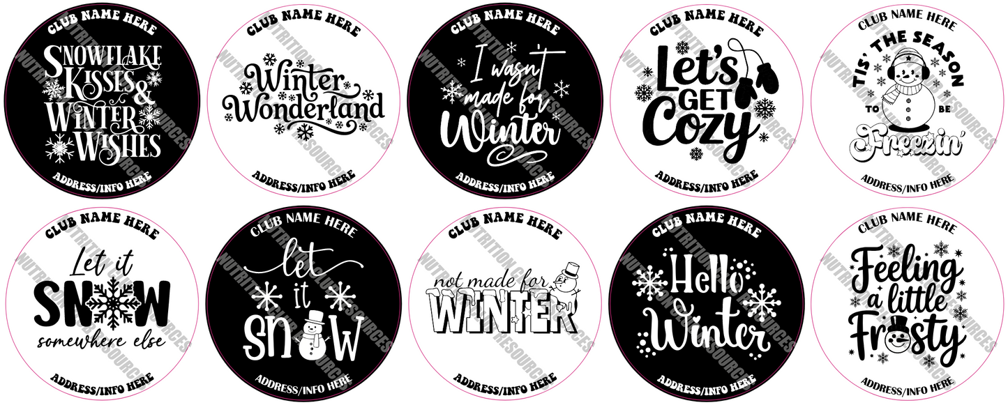 TRANSPARENT WINTER SET #3