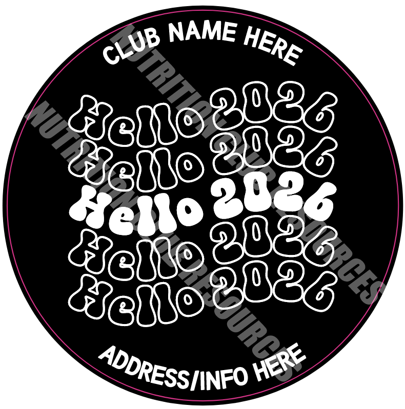 TRANSPARENT NEW YEARS SET #2