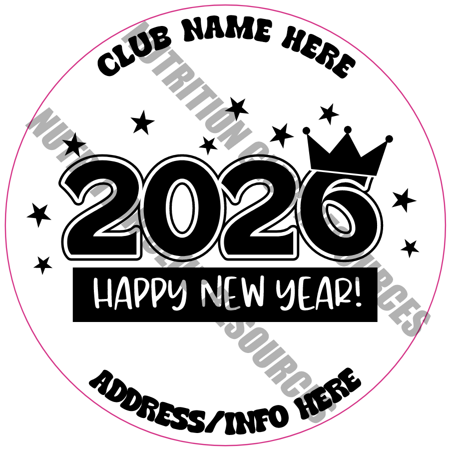 TRANSPARENT NEW YEARS SET #2