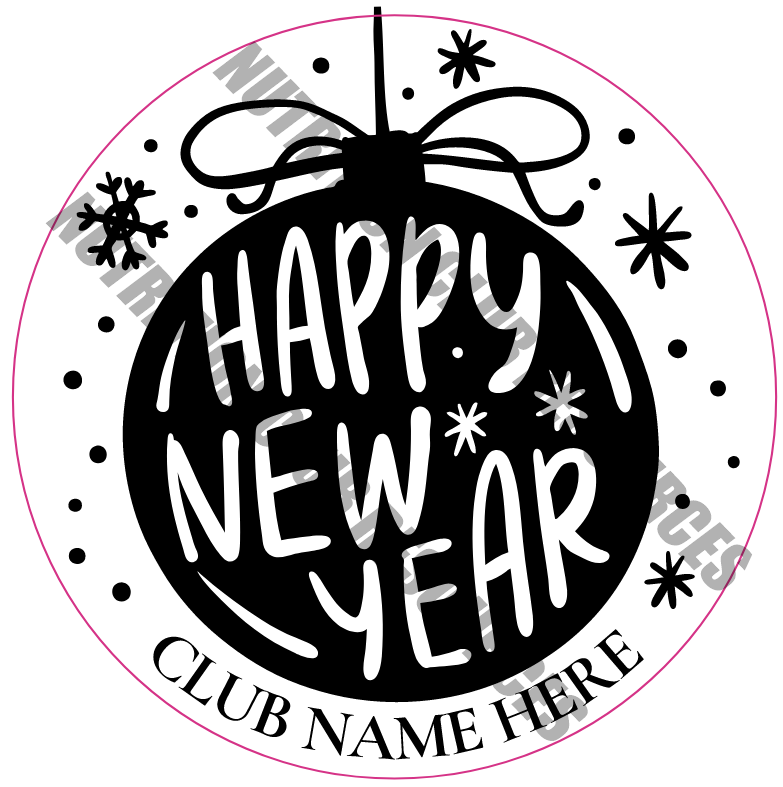 TRANSPARENT NEW YEARS SET #2