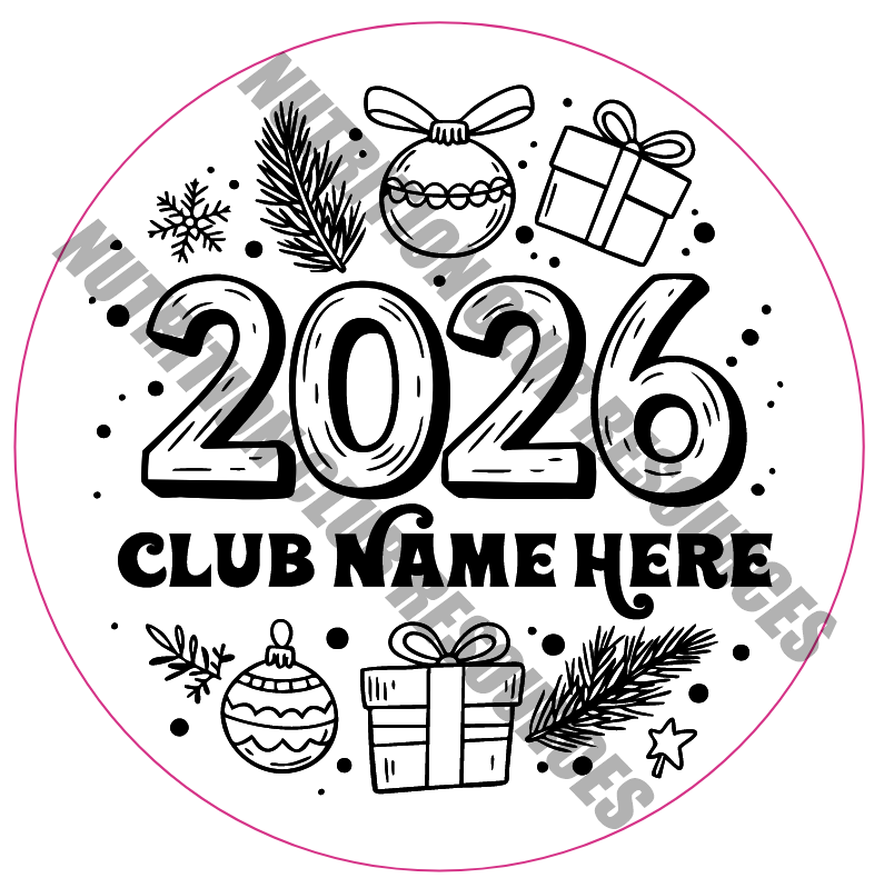 TRANSPARENT NEW YEARS SET #2