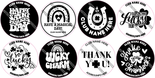 TRANSPARENT ST. PATRICK'S DAY SET #2