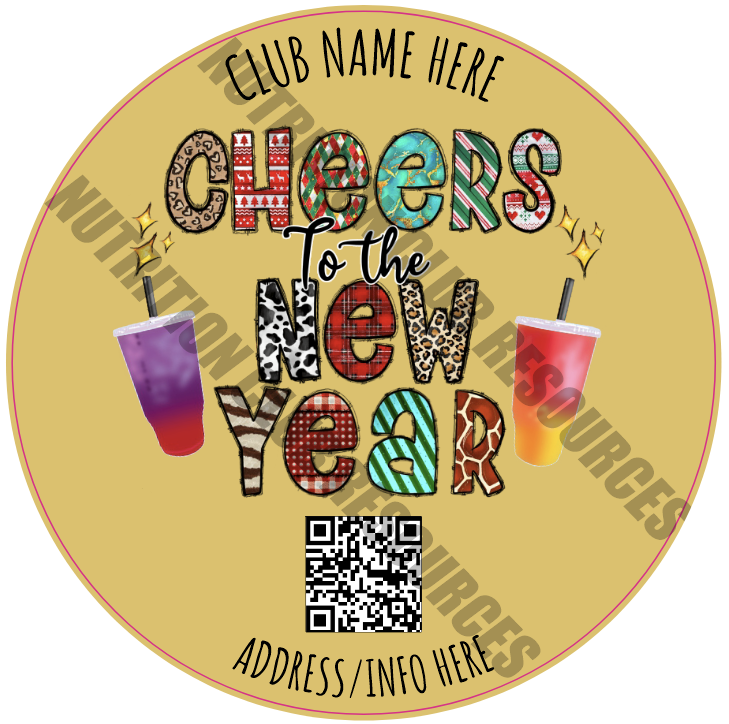 NEW YEARS SET #4 WITH QR CODE