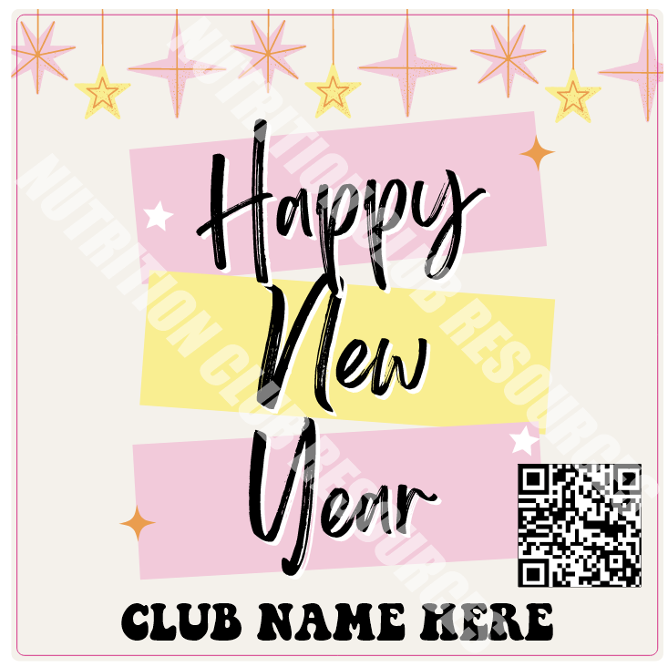 NEW YEARS SET #4 WITH QR CODE