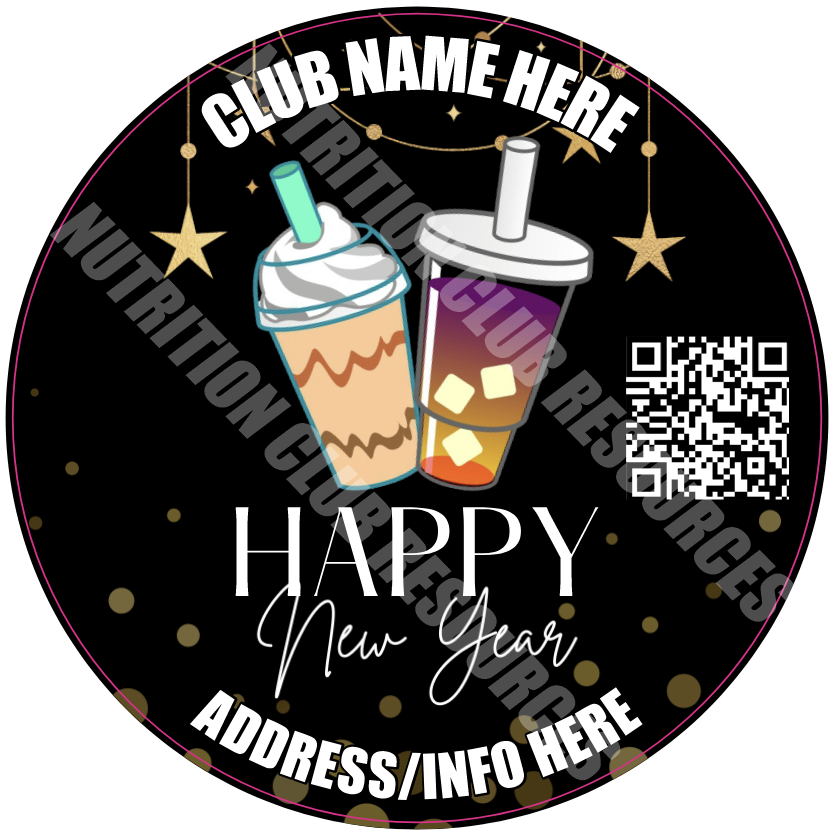 NEW YEARS SET #4 WITH QR CODE