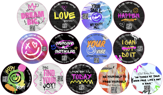 POSITIVE SET #9 WITH QR CODE