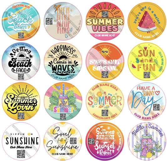 SUMMER SET #6 WITH QR CODE