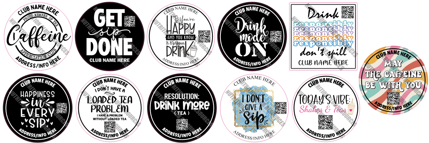 POSITIVE SET #123 WITH QR CODE