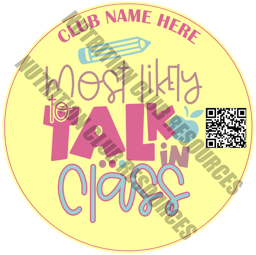 BACK TO SCHOOL SET #4 WITH QR CODE