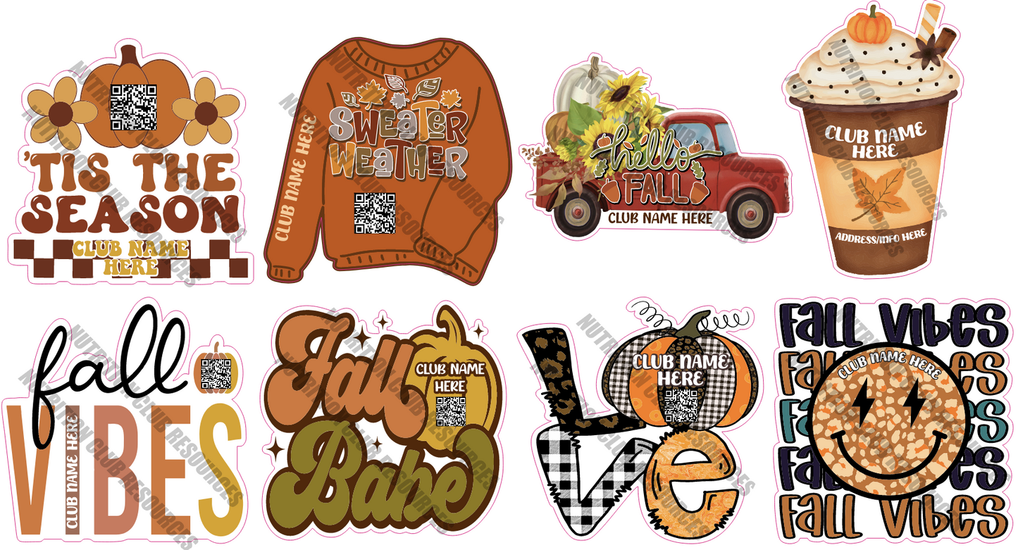 FALL SET #24 WITH QR CODE