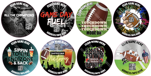 FOOTBALL SET #3 WITH QR CODE