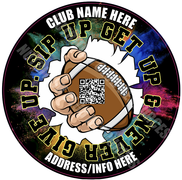 FOOTBALL SET #3 WITH QR CODE
