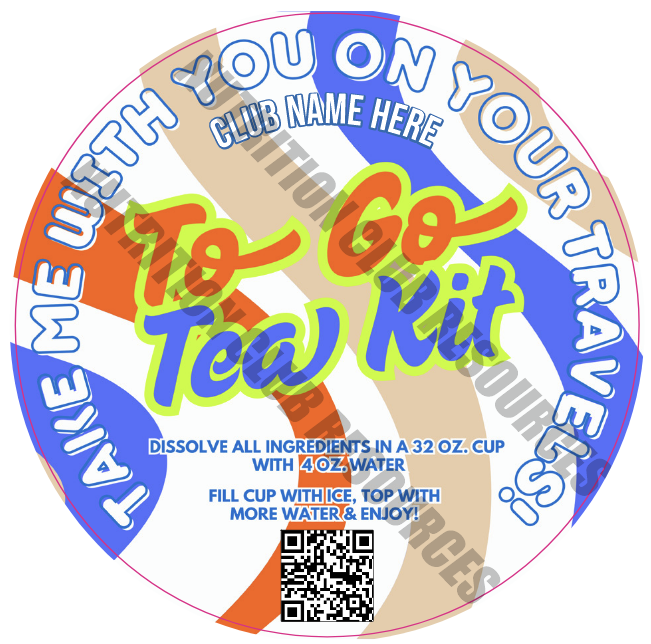 TO GO TEA KIT SET #1 WITH QR CODE