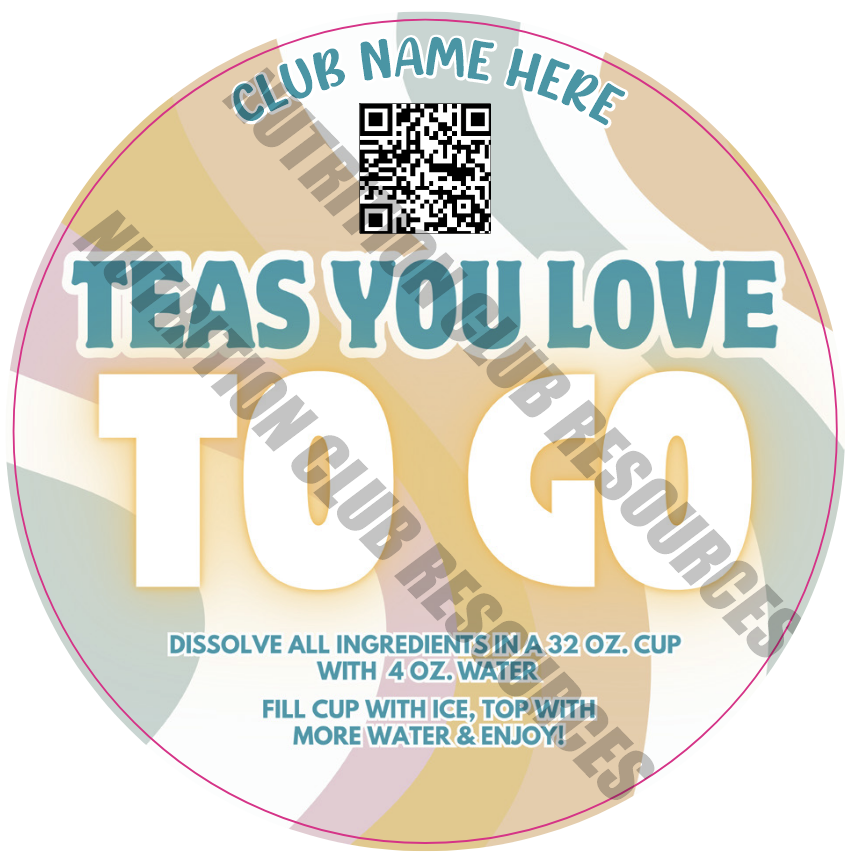 TO GO TEA KIT SET #1 WITH QR CODE