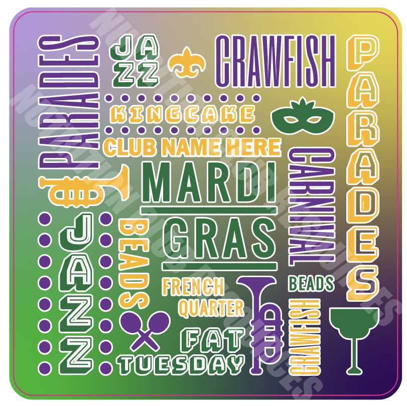 MARDI GRAS SET #9