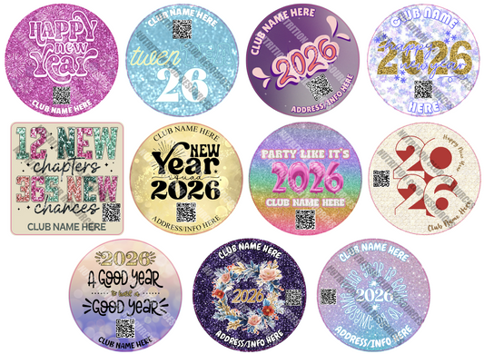 NEW YEARS SET #15 WITH QR CODE