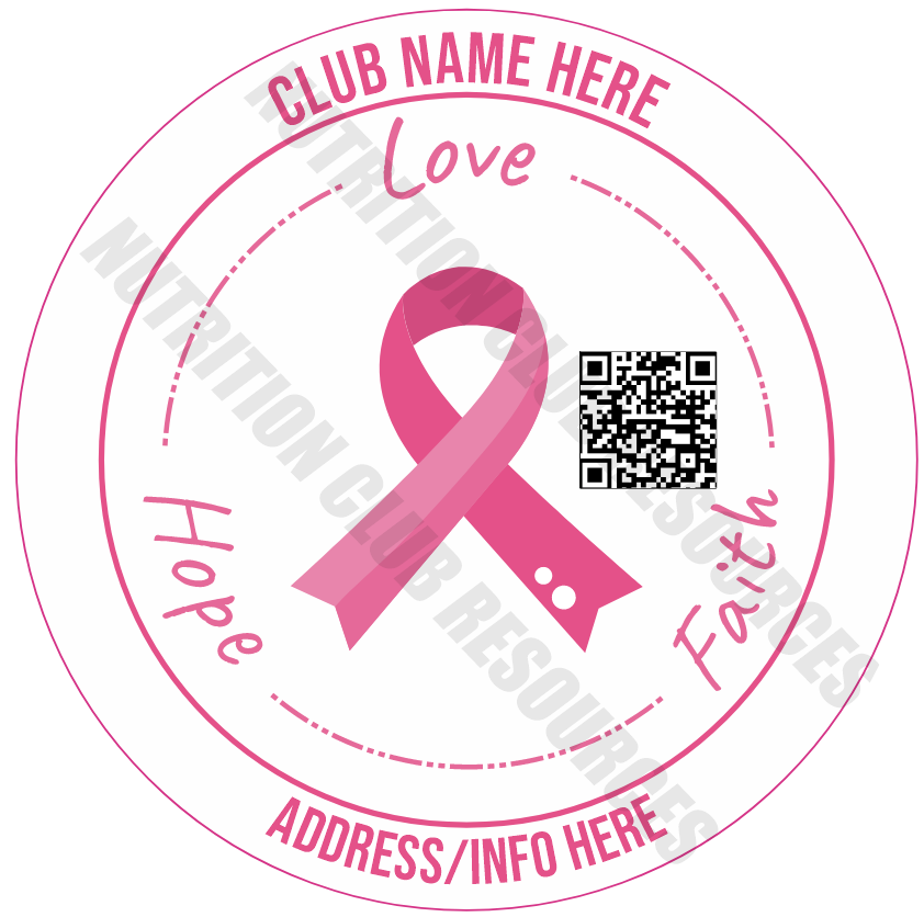 BREAST CANCER AWARENESS SET #1 WITH QR CODE