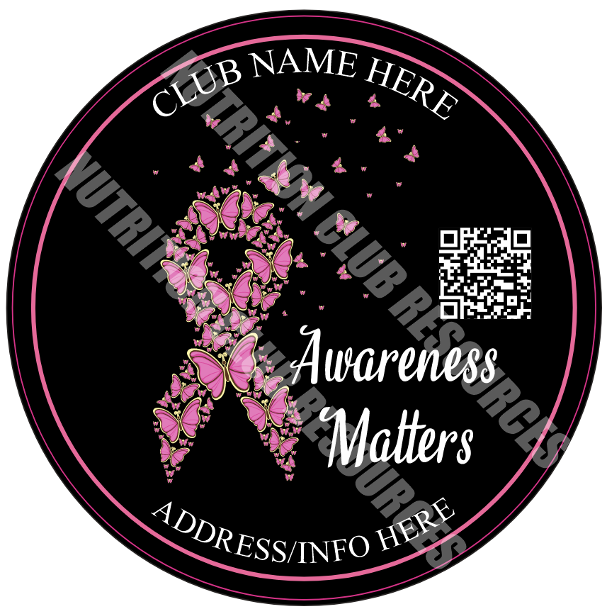 BREAST CANCER AWARENESS SET #1 WITH QR CODE