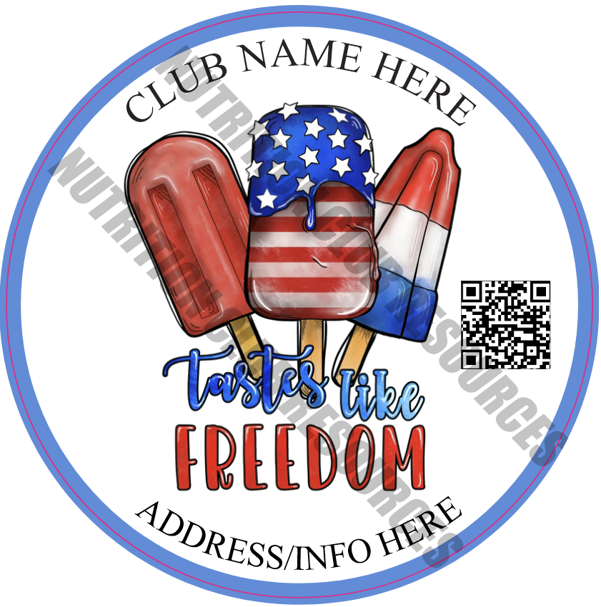 4TH OF JULY SET #1 WITH QR CODE