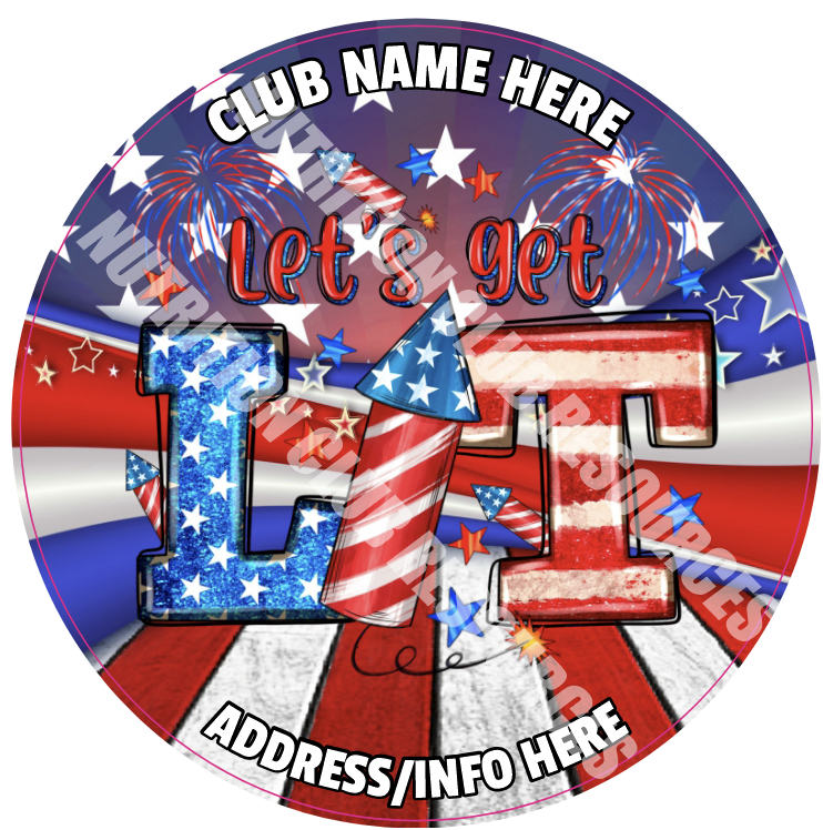 4TH OF JULY SET #1 WITH QR CODE