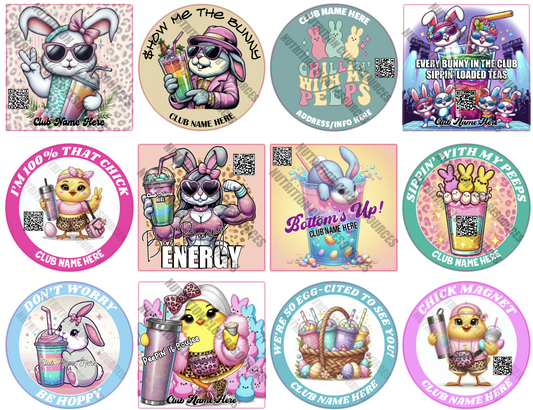EASTER SET #1 WITH QR CODE
