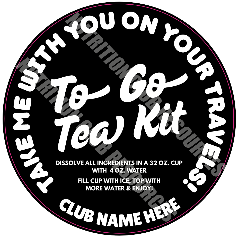 TRANSPARENT TO GO TEA KIT SET #1