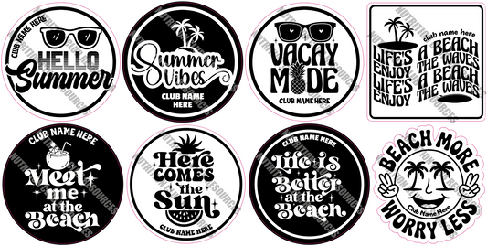 TRANSPARENT SUMMER SET #4
