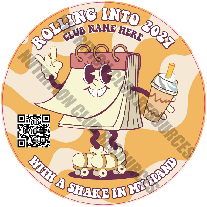 NEW YEARS SET #6 WITH QR CODE