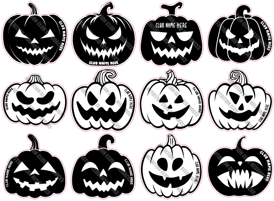 TRANSPARENT HALLOWEEN SET #2