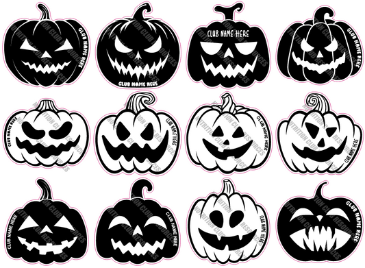 TRANSPARENT HALLOWEEN SET #2