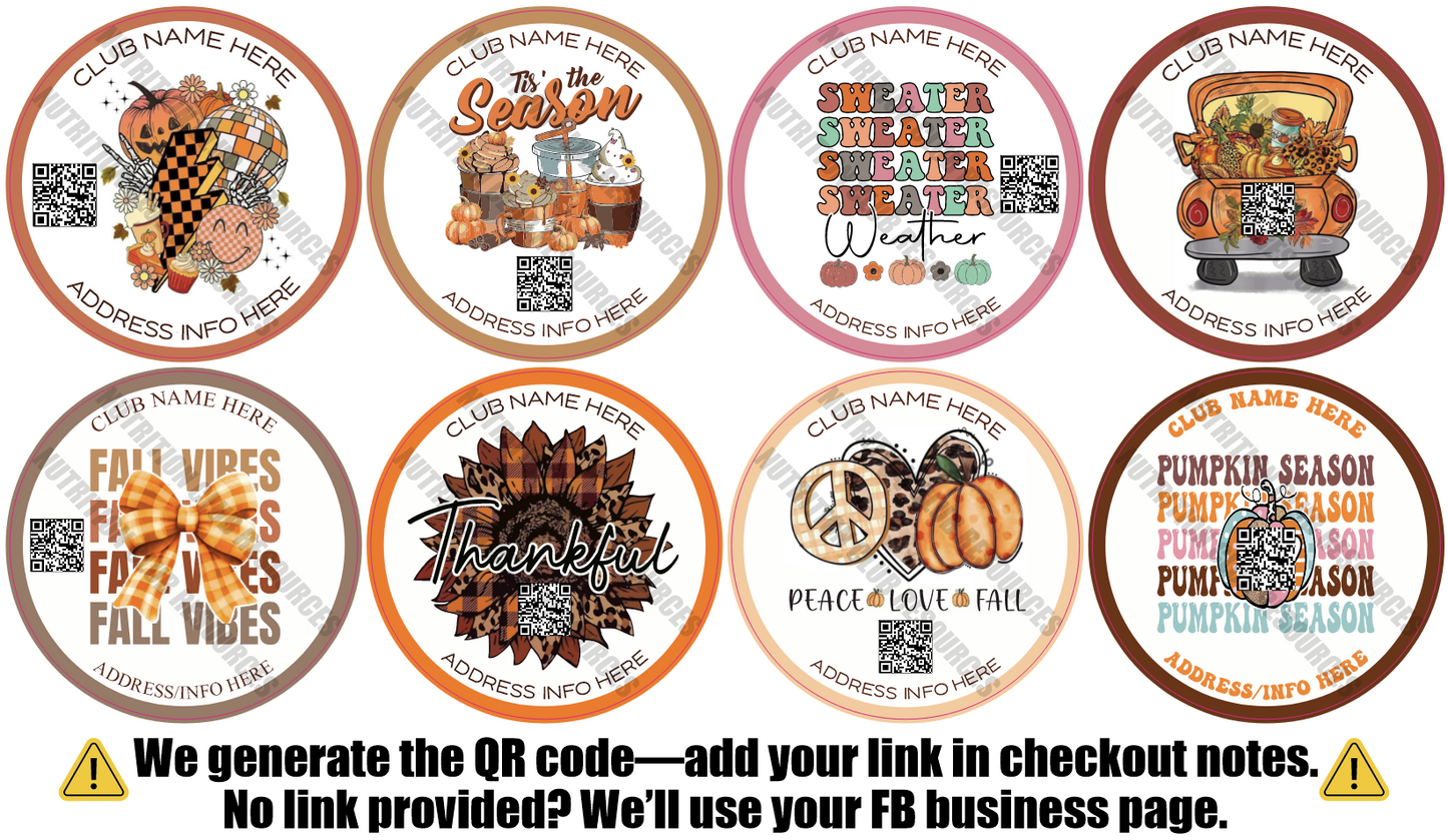 FALL SET #11 WITH QR CODE