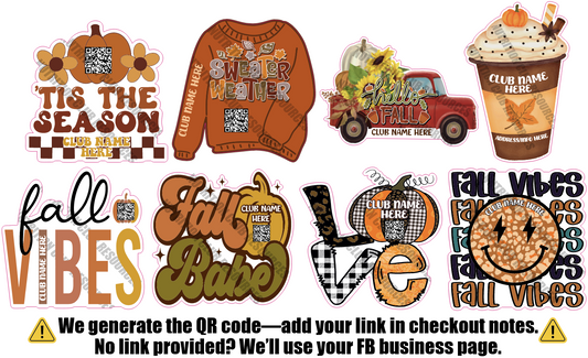 FALL SET #24 WITH QR CODE