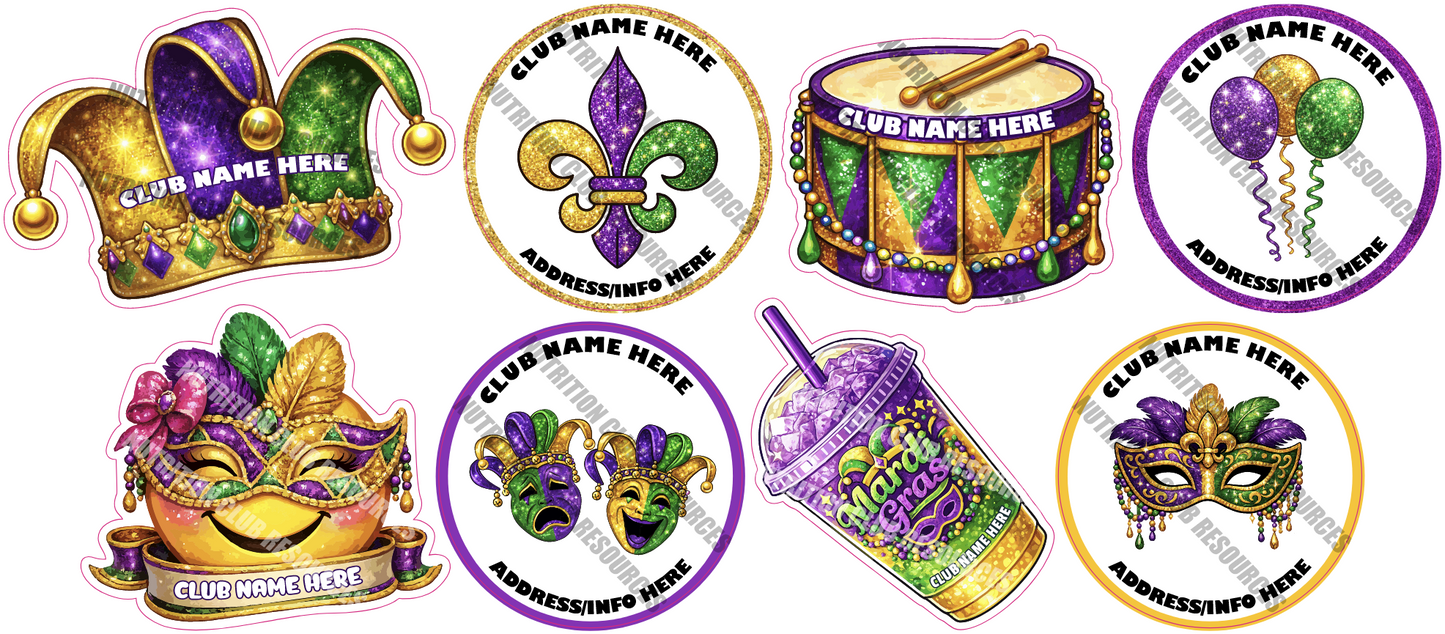 MARDI GRAS SET #8