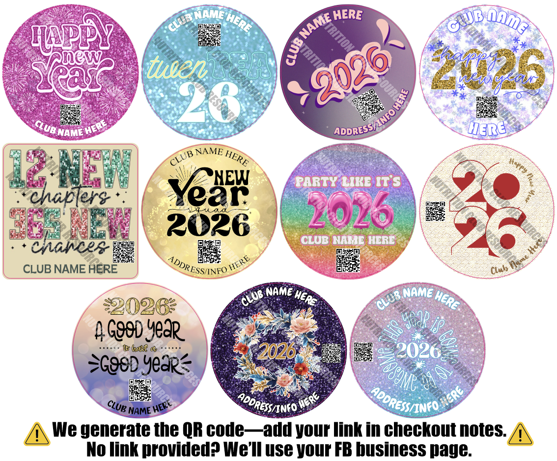 NEW YEARS SET #15 WITH QR CODE