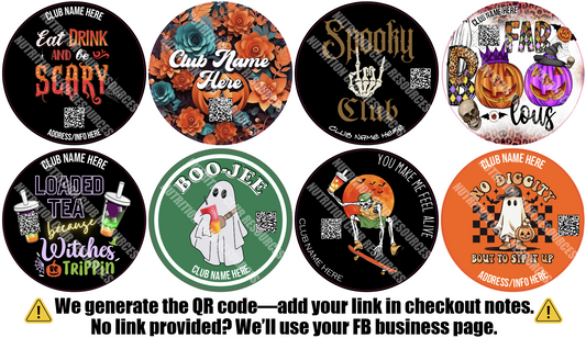 HALLOWEEN SET #2 WITH QR CODE