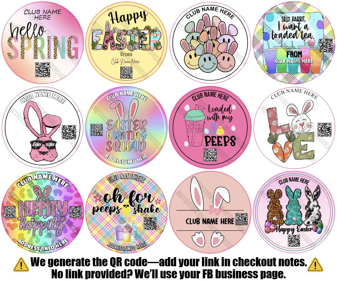 EASTER SET #2 WITH QR CODE