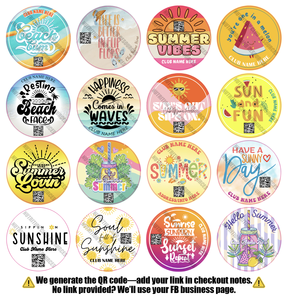 SUMMER SET #6 WITH QR CODE