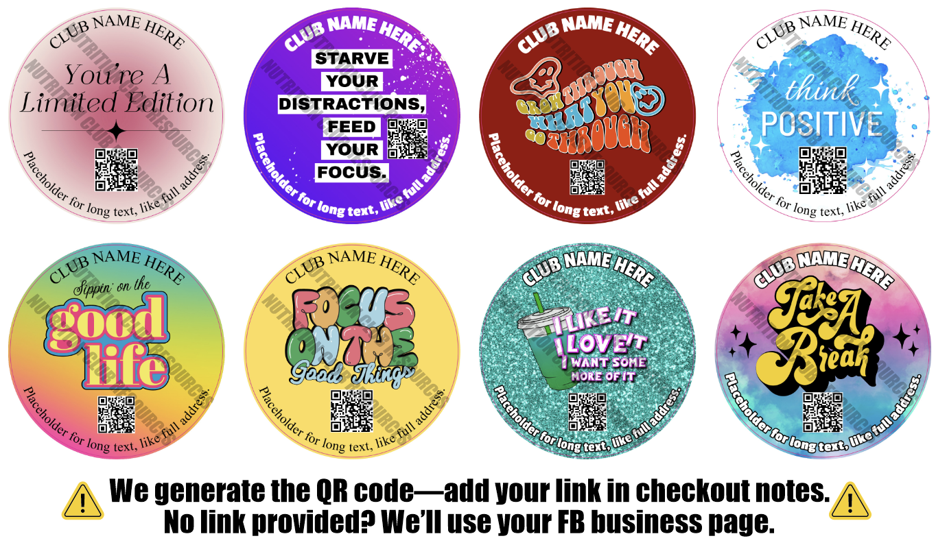 POSITIVE SET #4 WITH QR CODE
