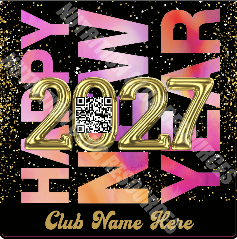 NEW YEARS SET #4 WITH QR CODE