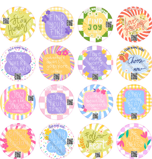 POSITIVE SET #109 WITH QR CODE