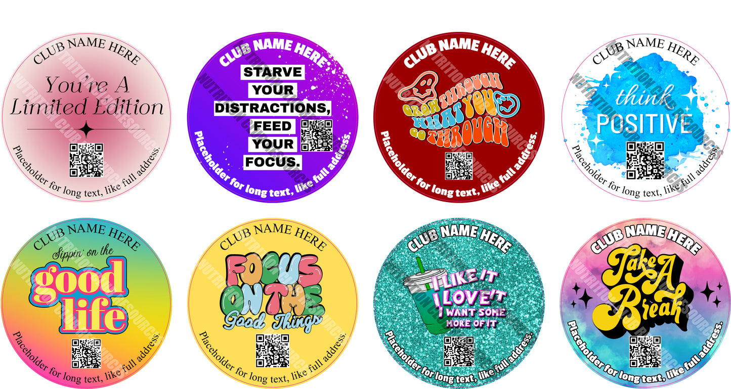 POSITIVE SET #4 WITH QR CODE