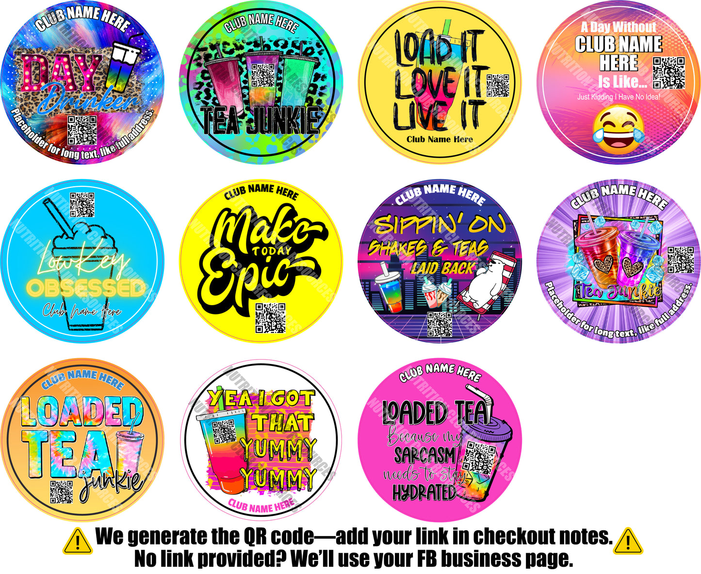 POSITIVE SET #18 WITH QR CODE